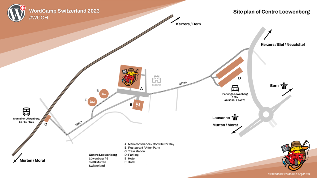 Map of the Center Loewenberg site