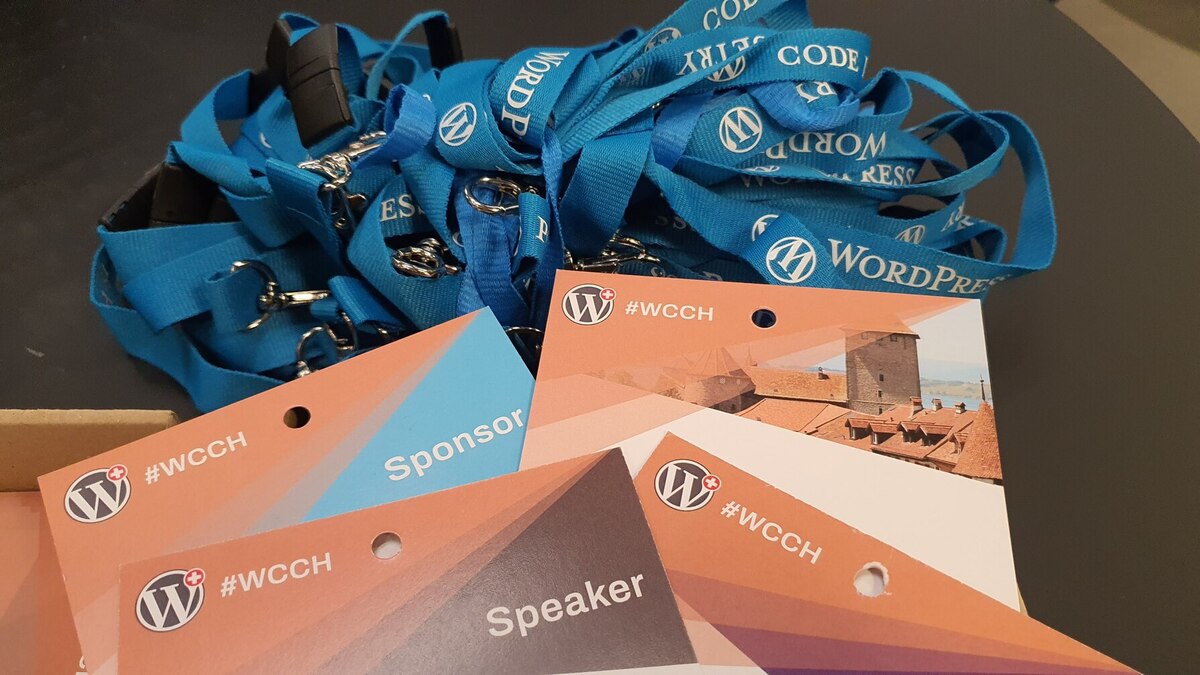 Attendee Badges for WordCamp Switzerland